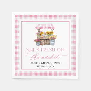 Serviette En Papier Marché des Fermiers Frais du Marché : Shower de Ma