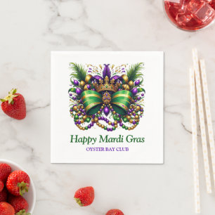 Serviette En Papier Mardi Gras