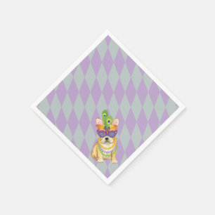 Serviette En Papier Mardi Gras Frenchie