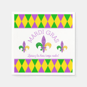 Serviette En Papier Mardi Gras ! Laisser la serviette papier Good Time