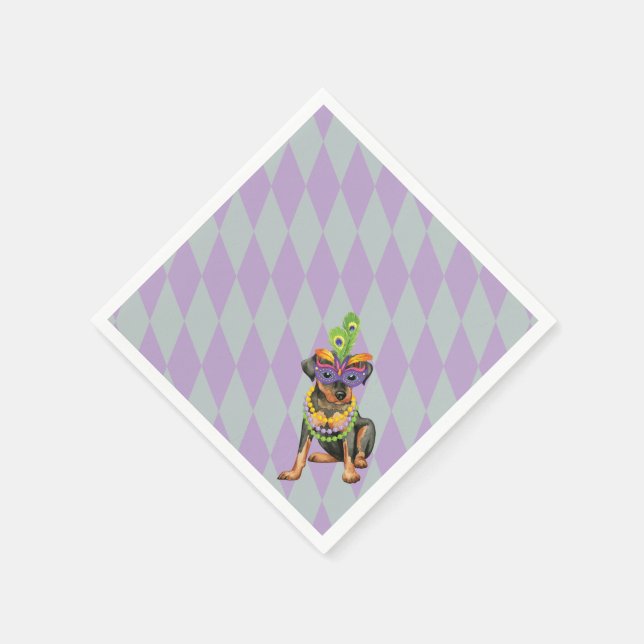 Serviette En Papier Mardi Gras Min Pin (Coin)