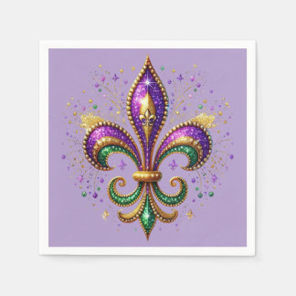 Serviette En Papier Mardi Gras Napkin