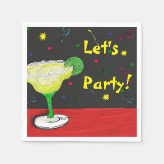 Serviette En Papier Margarita fête personnalisée