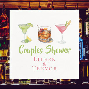 Serviette En Papier Margarita Old Fashioned Cosmo Bain de Couple 