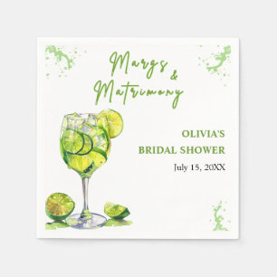 Serviette En Papier Margs et Fête des mariées Cocktail Mariage