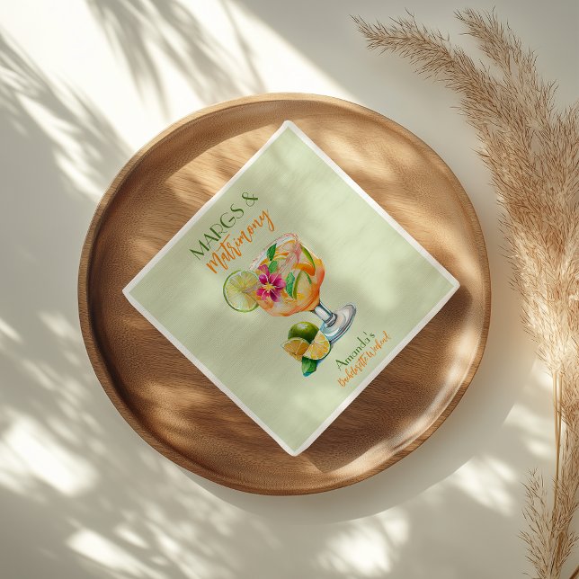 Serviette En Papier Margs et Mariage Enterrement de Vie de Jeune Fille (Créateur téléchargé)