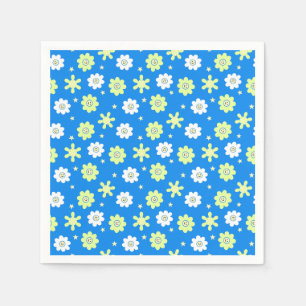 Serviette En Papier Marguerites et étoiles
