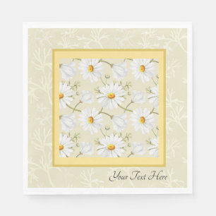 Serviette en papier Marguerites sauvages