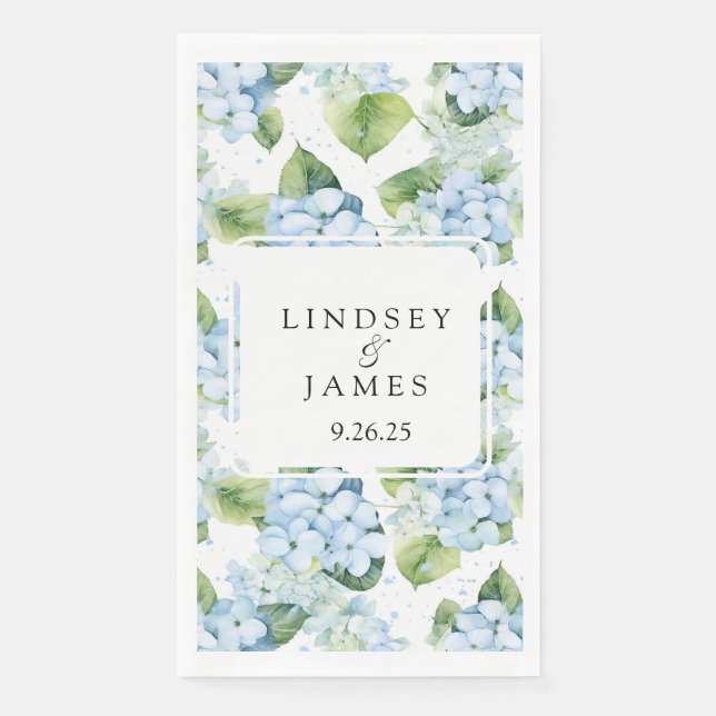 Serviette En Papier Mariage  (Devant)