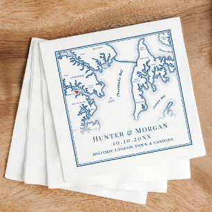 Serviette En Papier Mariage à Historic London Town Annapolis Cocktail