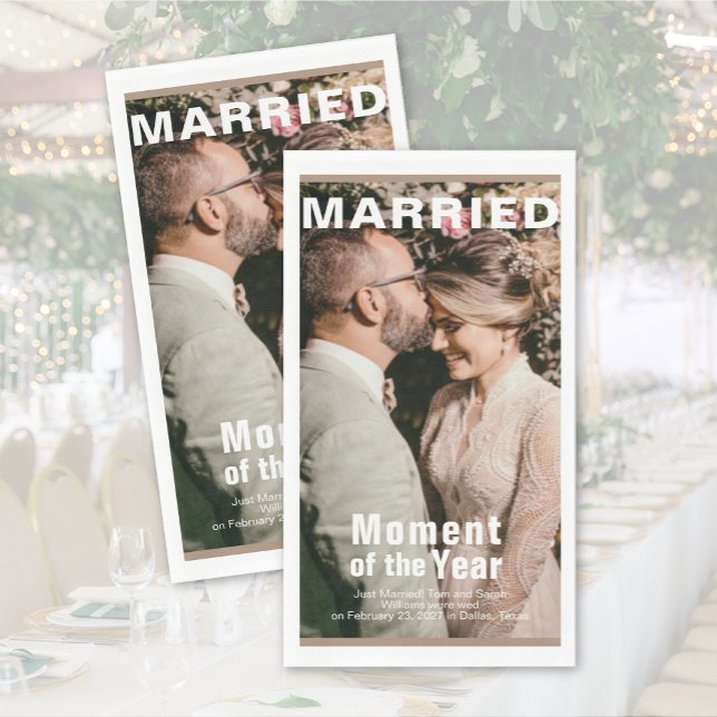 Serviette En Papier Mariage Ajouter Papier photo Napkin (Wedding Add Photo Paper Napkins)