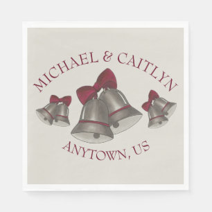 Serviette En Papier Mariage Bells Anniversaire Engagement Party Chimes