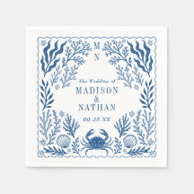 Mariage bleu de coquille de crabe nautique océan p