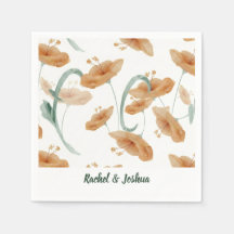 Mariage Bohème aux fleurs sauvages pêche et vert s