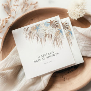 Serviette En Papier Mariage Bohème sur la Plage