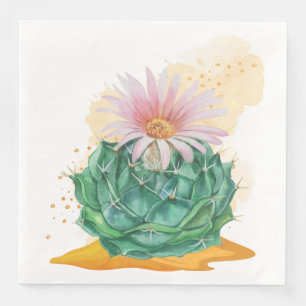 Serviette En Papier Mariage Cactus