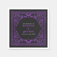 Mariage Cathédrale Gothique Vampire Violet