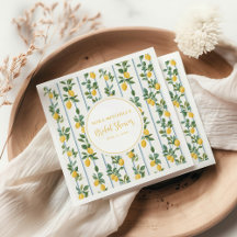 Mariage Champêtre au Citron à l'Aquarelle Italien 
