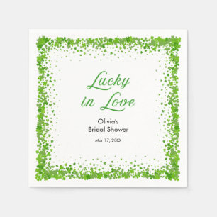 Serviette En Papier Mariage chanceux de la Saint-Patrick Fête de maria