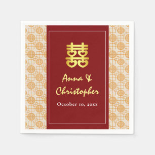 Serviette En Papier Mariage chinois traditionnel peranakan