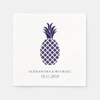 Mariage classique à ananas de la marine
