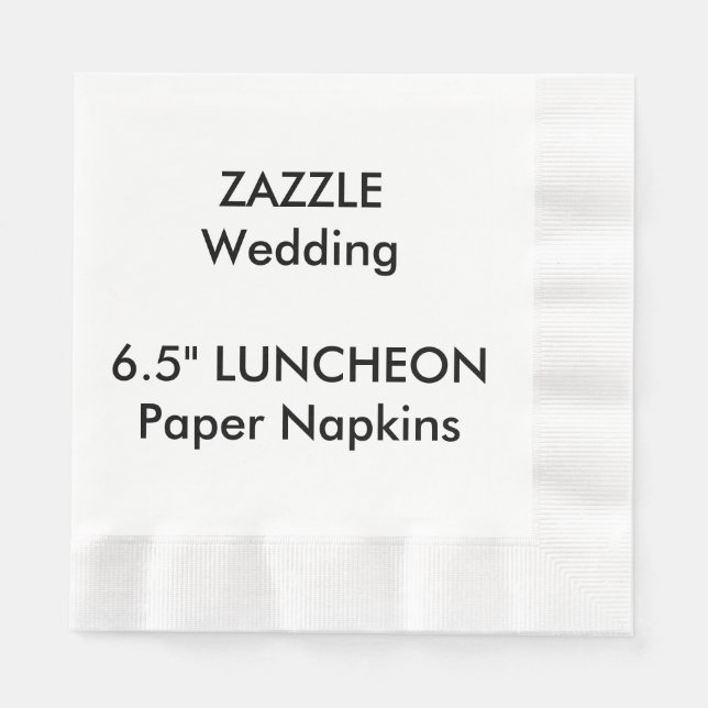Serviette En Papier Mariage Custom LUNCHEON Papier jetable serviettes (Devant)