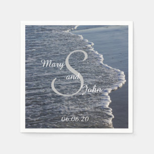 Serviette En Papier Mariage de beauté Shoreline