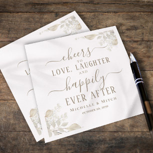 Serviette En Papier Mariage de calligraphie élégante Sage Green Person
