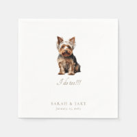 Mariage de chien personnalisé Yorkshire Terrier