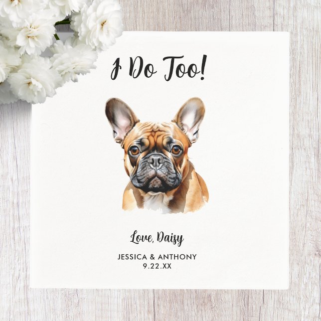 Serviette En Papier Mariage de chien serviettes (Créateur téléchargé)