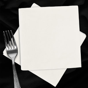 Serviette En Papier Mariage de cocktail blanc Écru clair