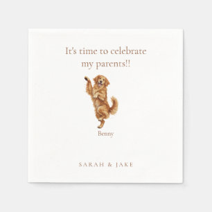 Serviette En Papier Mariage de cocktail de compagnie de danse personna