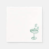 Mariage de cocktail simple à main