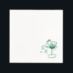Serviette En Papier Mariage de cocktail simple à main<br><div class="desc">Doodle Dessiné À La Main,  Serviettes Personnalisées Mariage,  Élégant Serviettes De Cocktail Moderne,  Déjeuner,  Personnalisable Bar Serviette,  Fête</div>