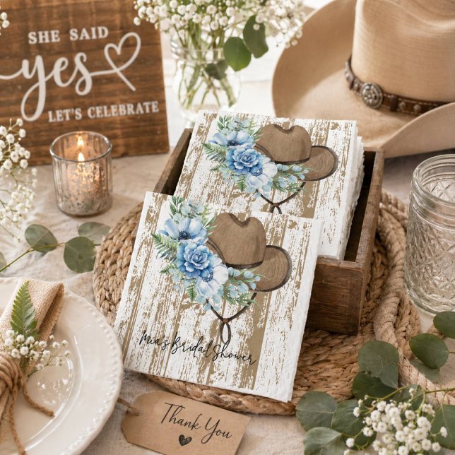 Serviette En Papier mariage de cowgirl (Créateur téléchargé)