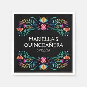 Serviette En Papier Mariage de douche Fiesta Floral