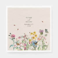 Mariage de Fleur sauvage d'aquarelle Jardin & Inse