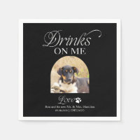Mariage de photo d'animal de compagnie minimaliste
