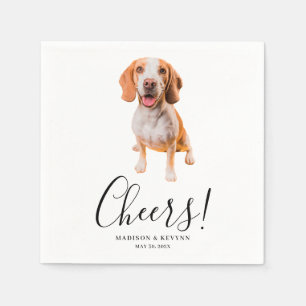 Serviette En Papier Mariage de serviettes de chien