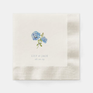 Serviette En Papier Mariage d'événement tendance Blue White Floral Hyd