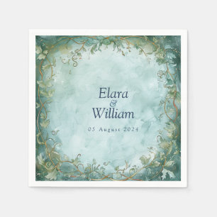 Serviette En Papier Mariage d'Imaginaire de grâce éternel