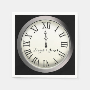 Serviette En Papier Mariage du réveillon du Nouvel An