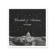 Mariage étoilé avec vue sur Washington DC
