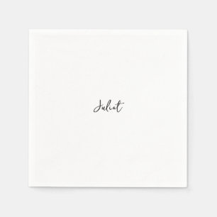 Serviette En Papier Mariage fait maison de Mademoiselle à Madame Cadea