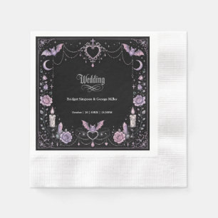 Serviette En Papier Mariage Fantaisiste Pastel Gothique Kawaii