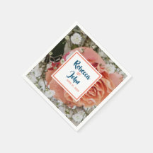 Mariage Floral Corail Rose Blanche Sarcelle