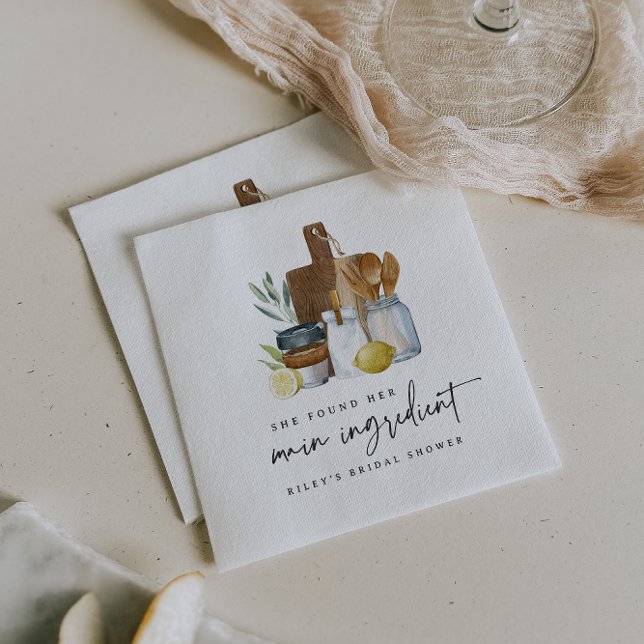 Serviette En Papier Mariage : Fournitures de cuisine pour la douche de (Créateur téléchargé)