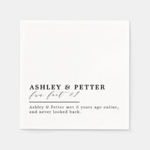 Serviette En Papier Mariage Fun Facts A propos de Couple Classic Scrip