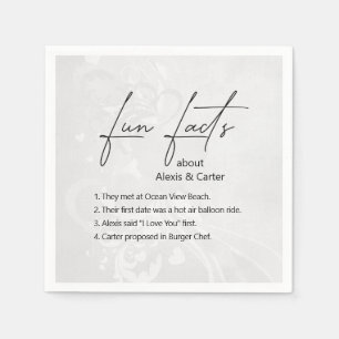 Serviette En Papier Mariage Fun Facts Sur Les Coeurs