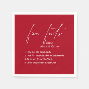 Serviette En Papier Mariage Fun Fun Facts Sur Rouge